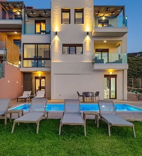 Lia With Private Eco Pool - Amazing View Appartement