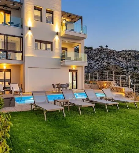 Apartmán Lia With Private Eco Pool - Amazing View Chania (Crete)
