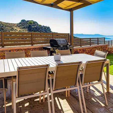 Lia With Private Eco Pool - Amazing View * La Canée